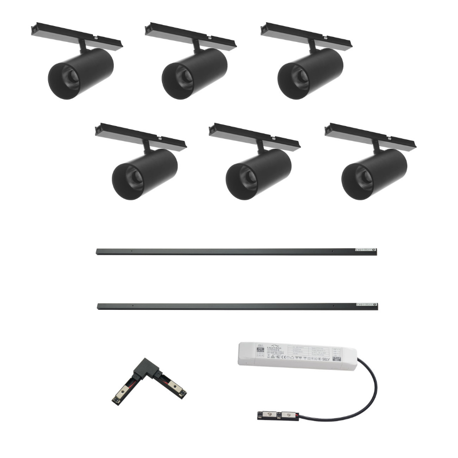 Kit rail magnétique 30W en L - LYNE