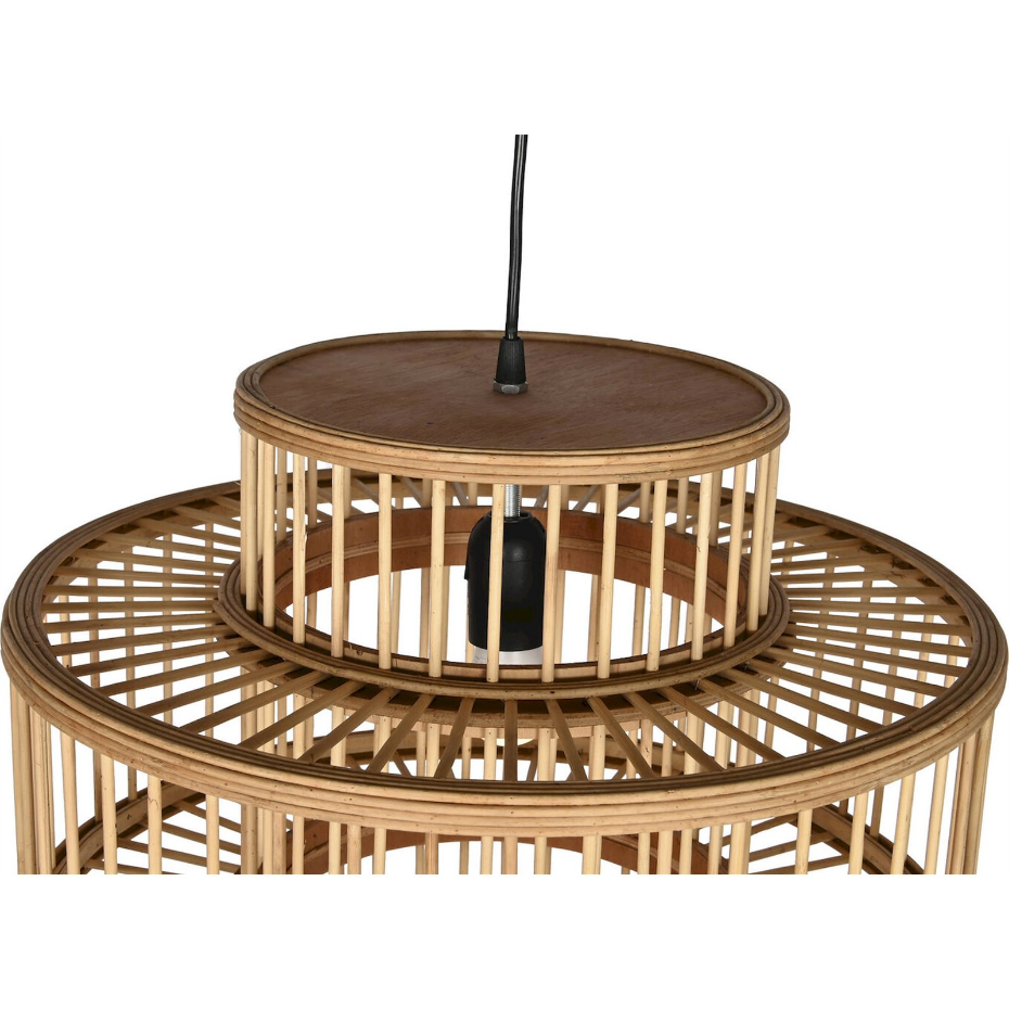 Suspension en rotin et polyester rond Urban