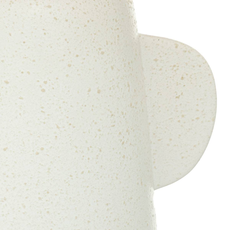 Lampe à poser céramique et raphia RAIA