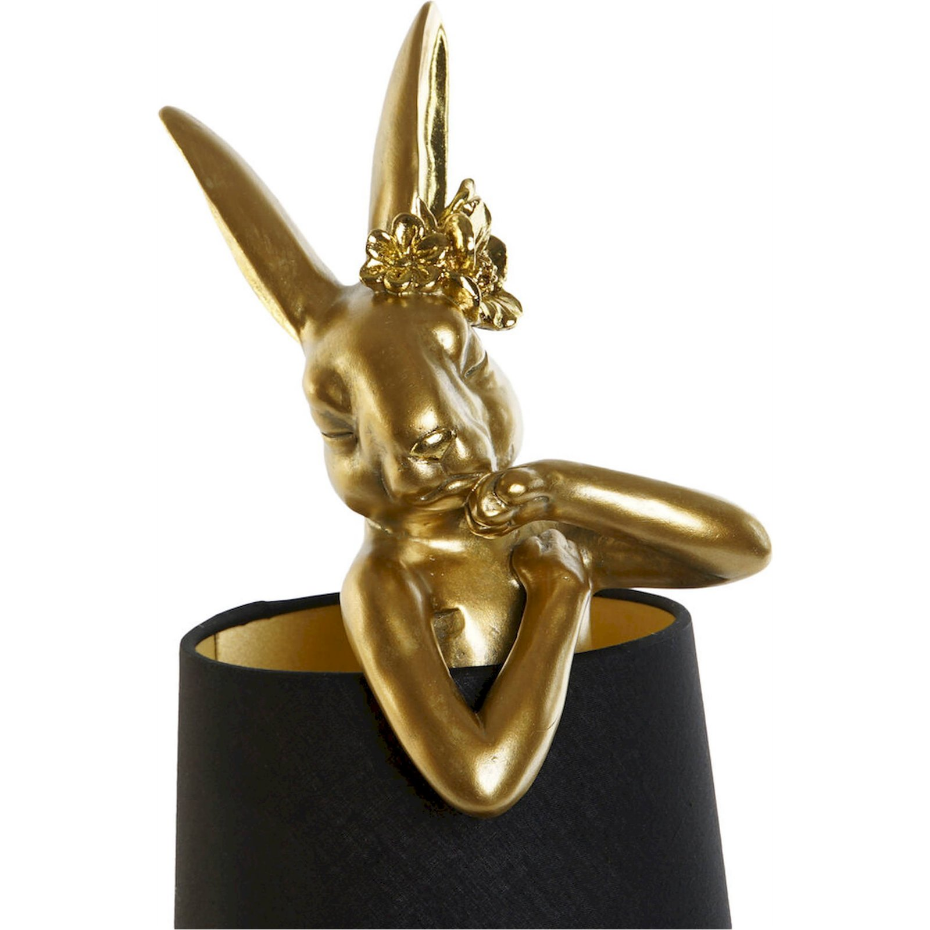 Lampe de table lapin en résine ronde Moderno
