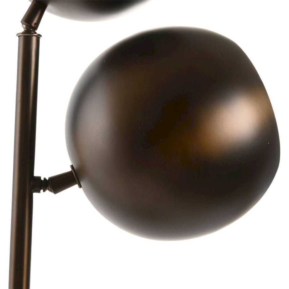 Lampe de table ronde en acier et marbre style contemporain Item Home India Lamps 1c25