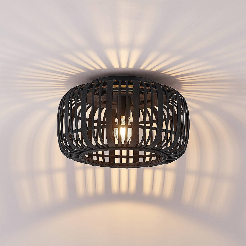 Plafonnier en bois traditionnel, Canyana