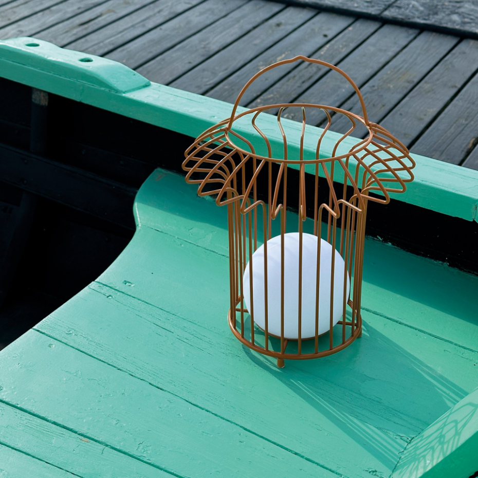 Lanterne en métal Basket