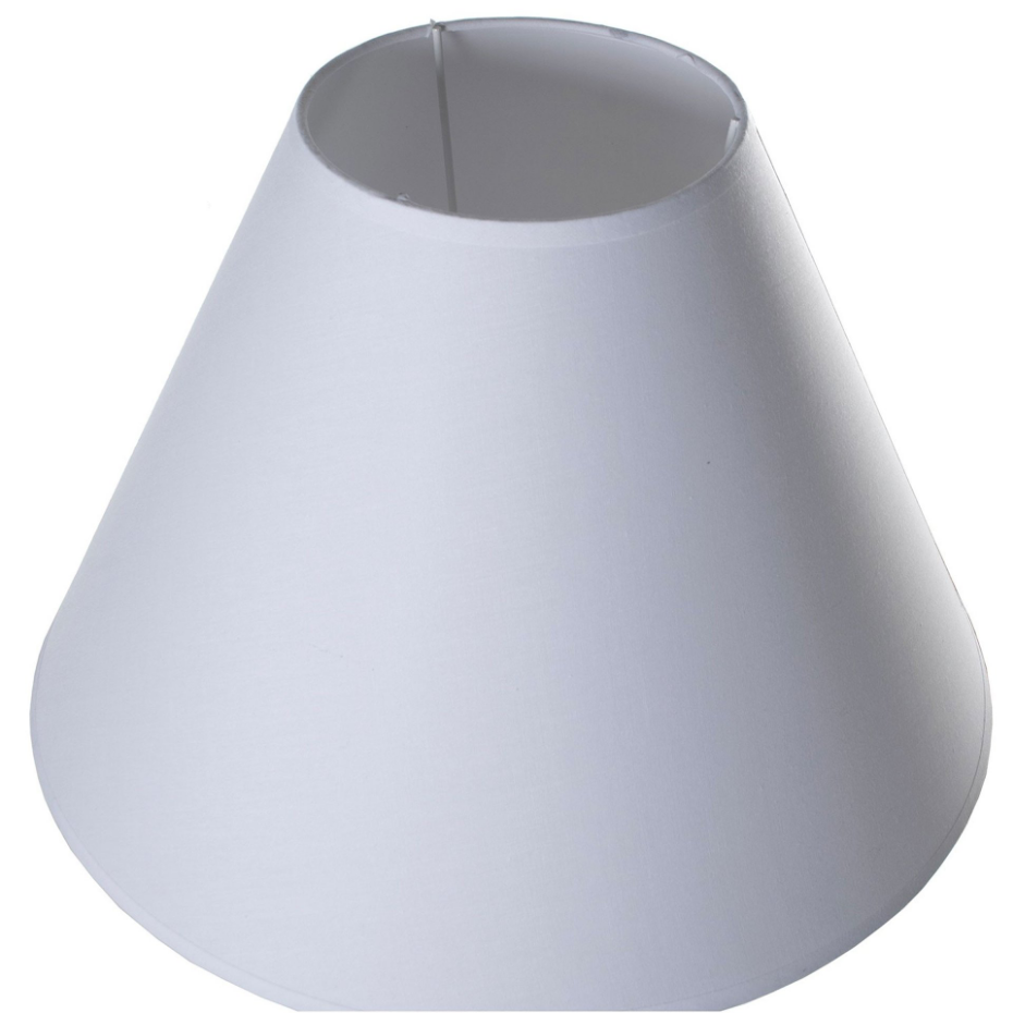 Lampadaire classique blanc métal 38x38x155cm