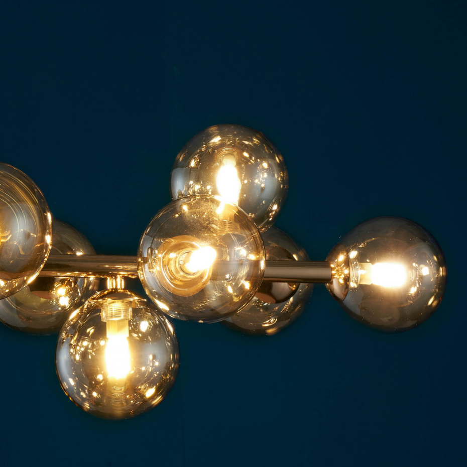 Suspension dorée dimmable - OSSANA