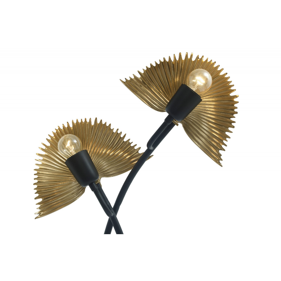 Lampe de table rectangulaire en aluminium Twinflame 125
