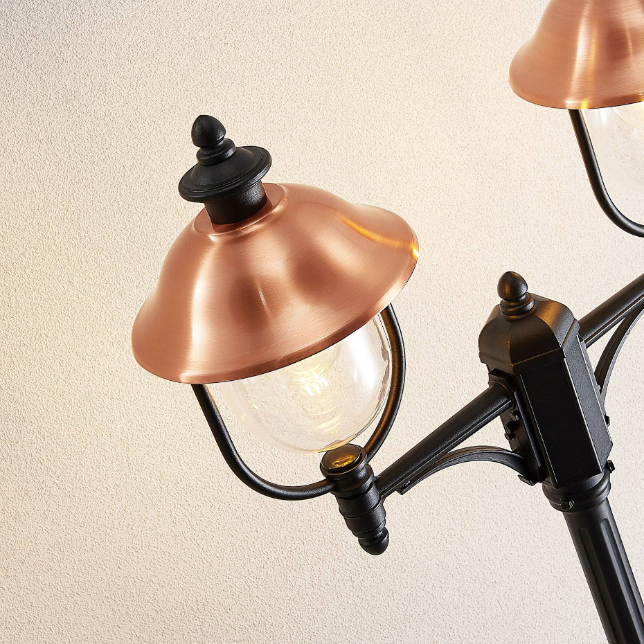 Lampadaire extérieur en aluminium vintage