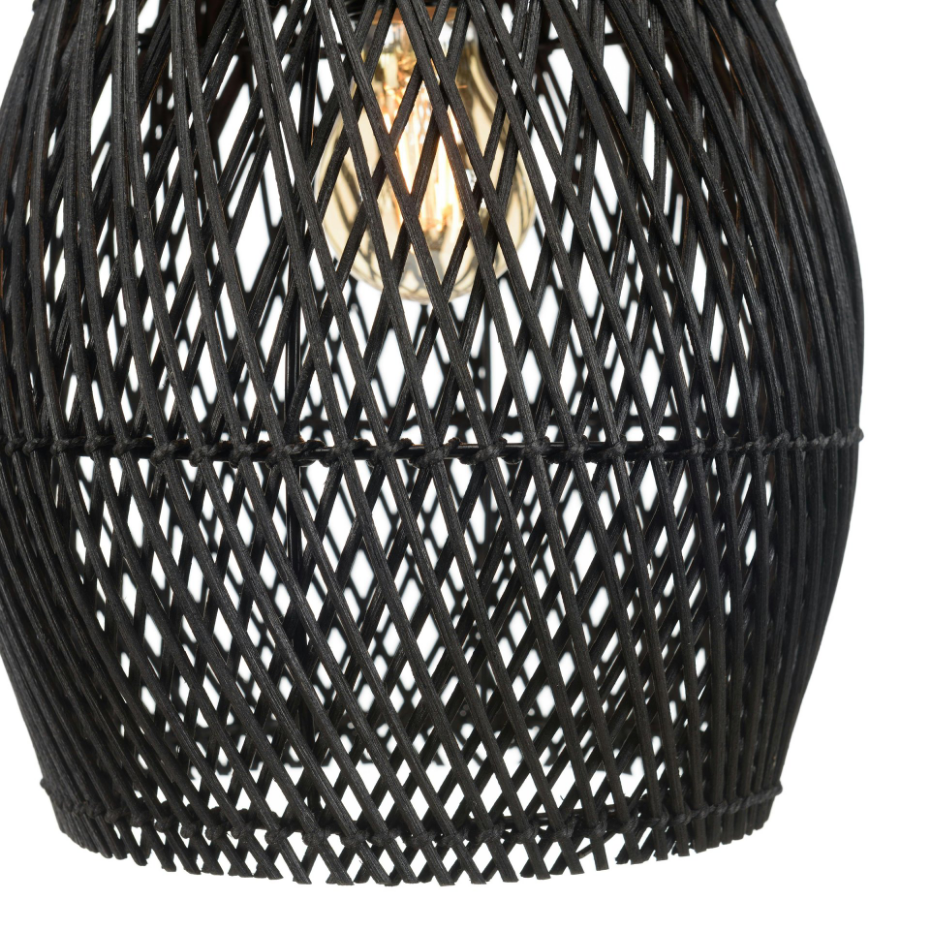 Suspension goutte en rotin 25cm FOLELLI
