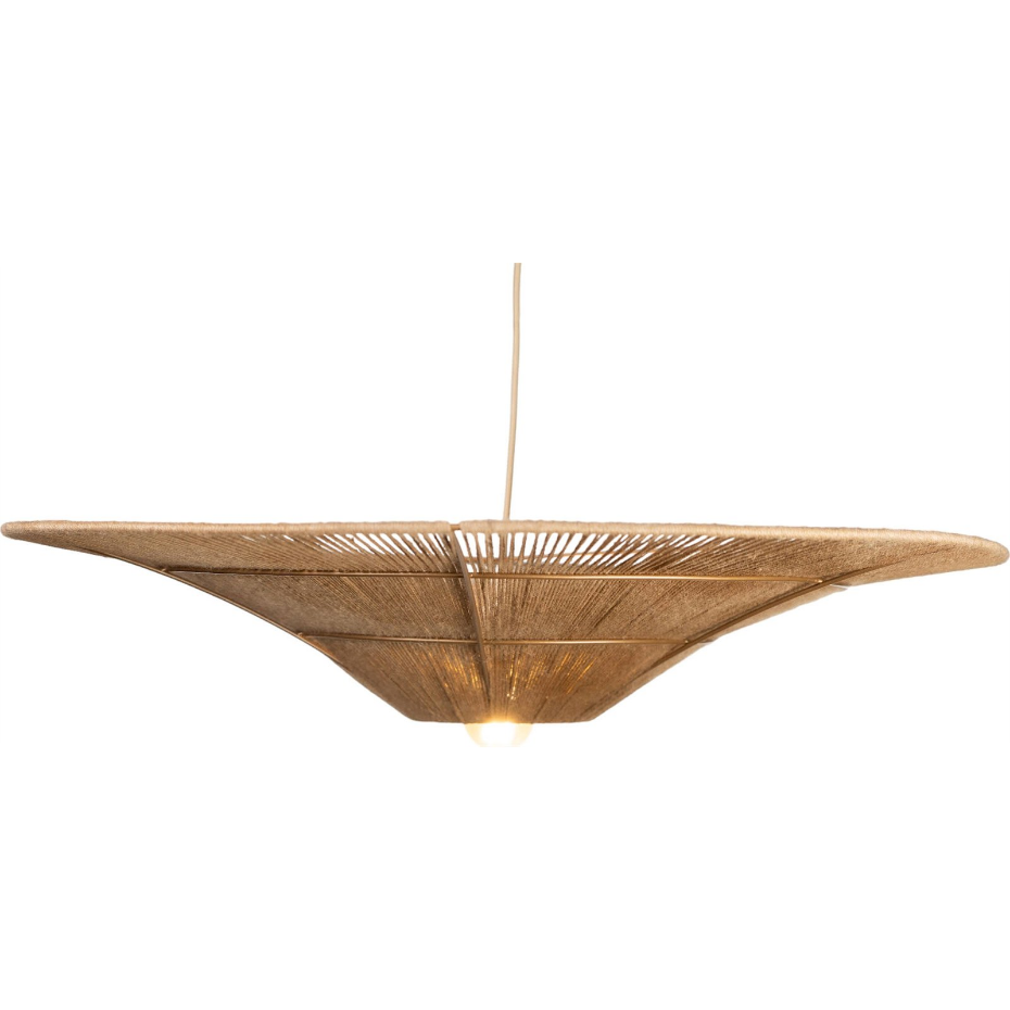 Suspension en jute carrée pour salon ou salle à manger