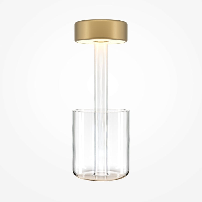 Lampe d'appoint sans fil avec vase ALMA