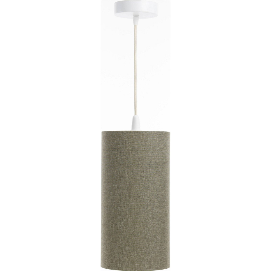 Suspension en lin rond Boho Elegant