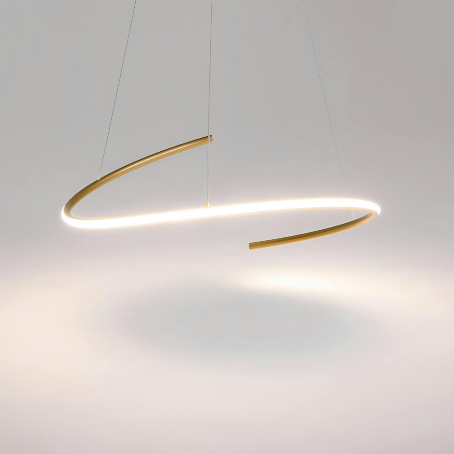 Suspension spirale à LED AVA