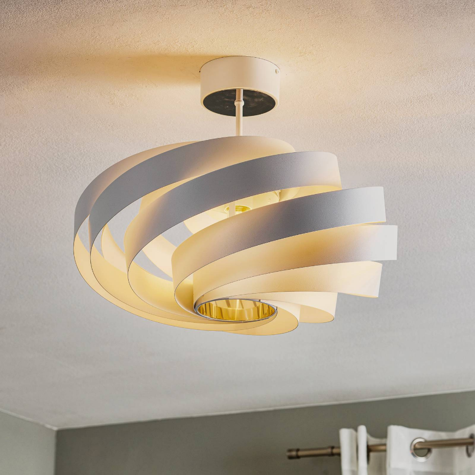 Plafonnier en métal moderne, Tori