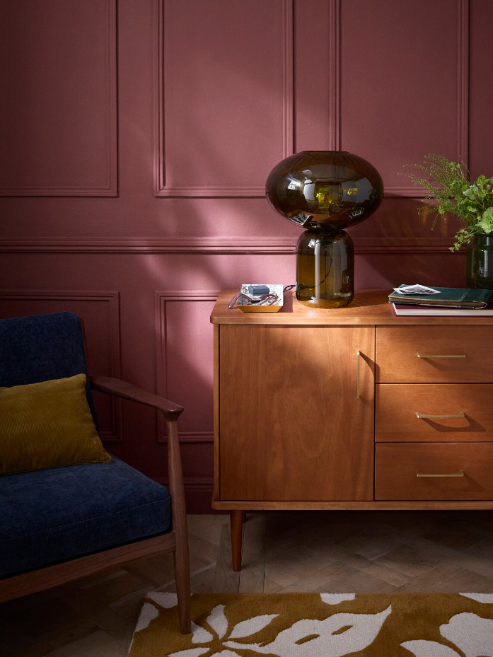 Lampe Martin en verre ciselé L