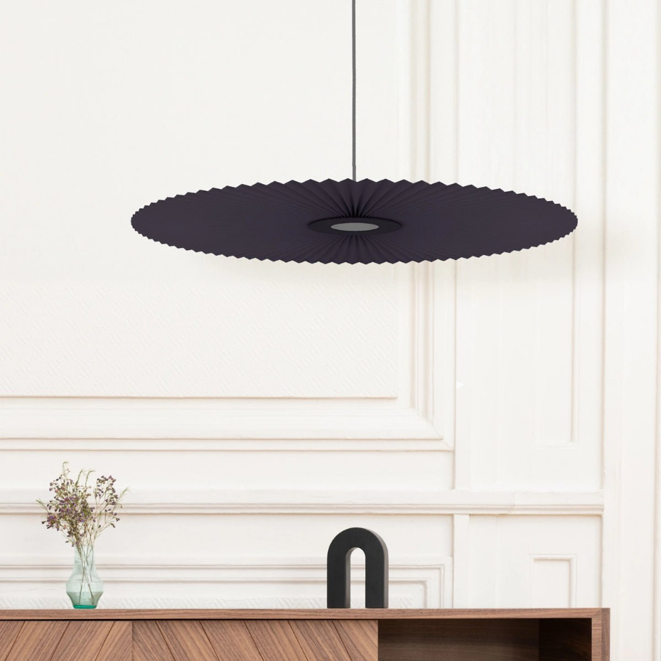 Suspension plafonnier plissée 90 cm, CARMEN