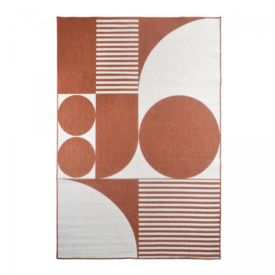 Tapis extérieur, kilim reversible LYN2 BF REVERSIBLE