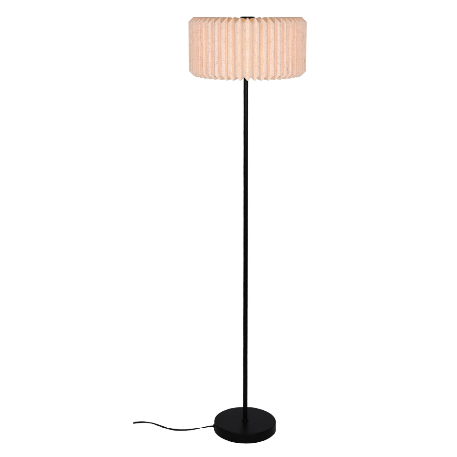 Lampadaire Vivienne  Métal Noir ,  H. 152 - IP20 - E27 /  Nordlux Intérieur
