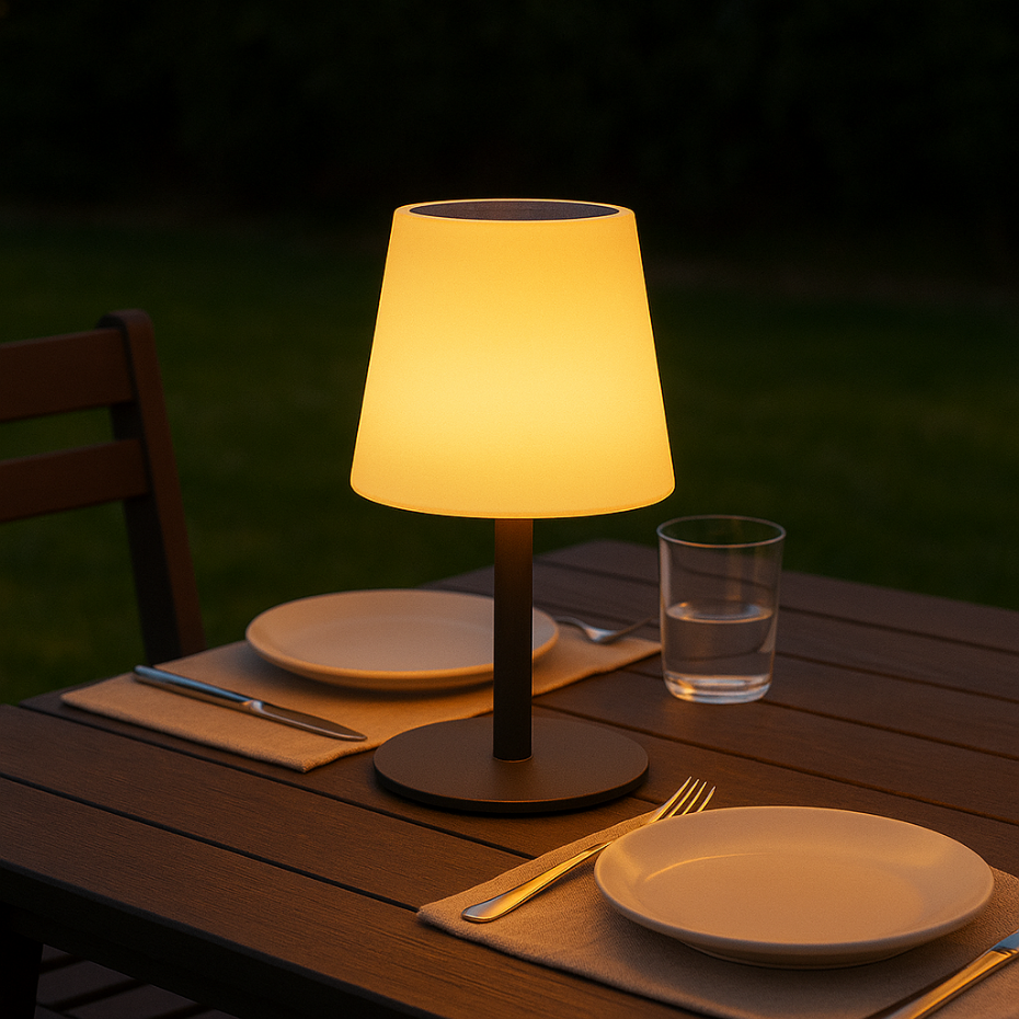 2 Lampe de table solaire STANDY TINY H25CM