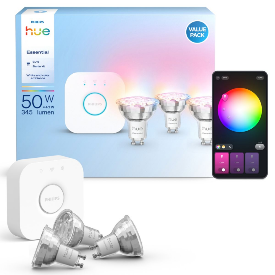 Pack Hue  Essential GU10 WCA 345 3kit