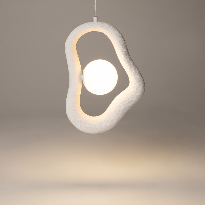 Suspension organique 1 globe LULING