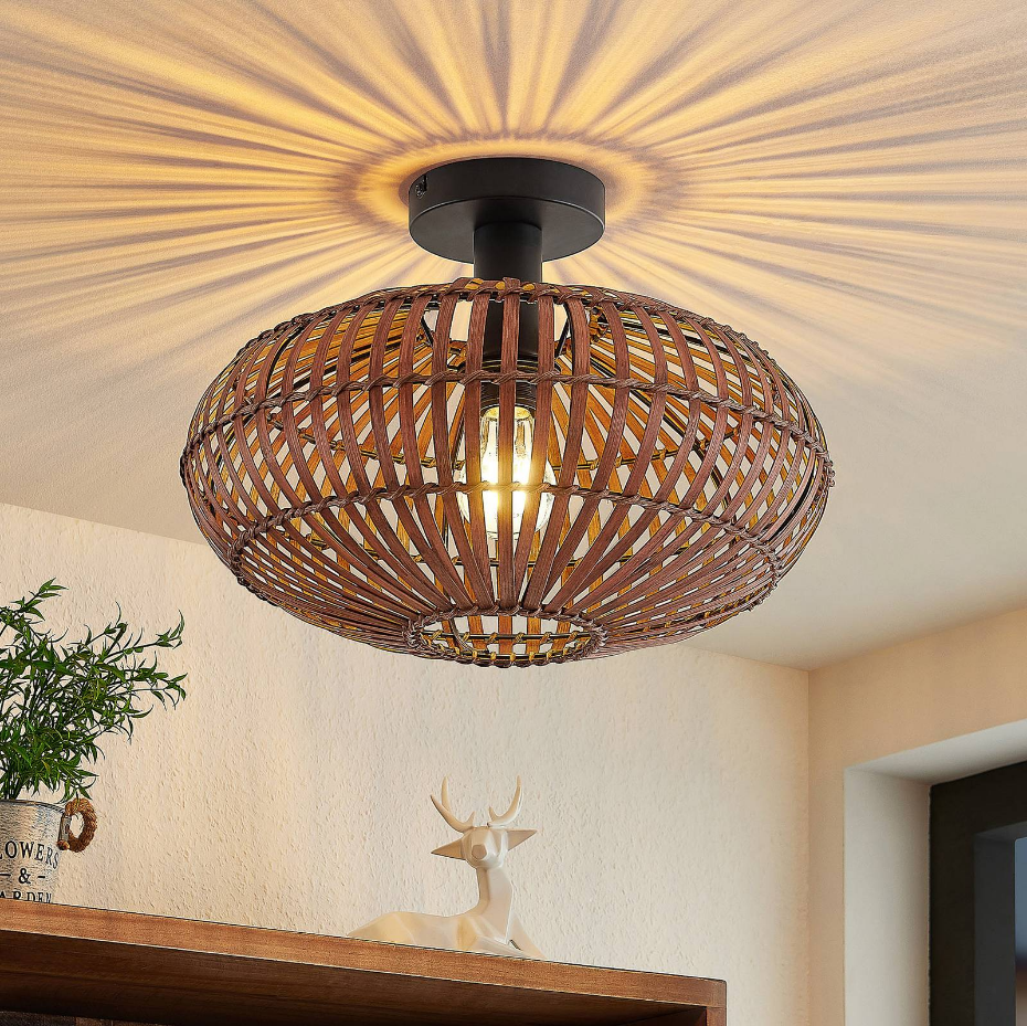 Plafonnier en bambou scandinave, Majeora