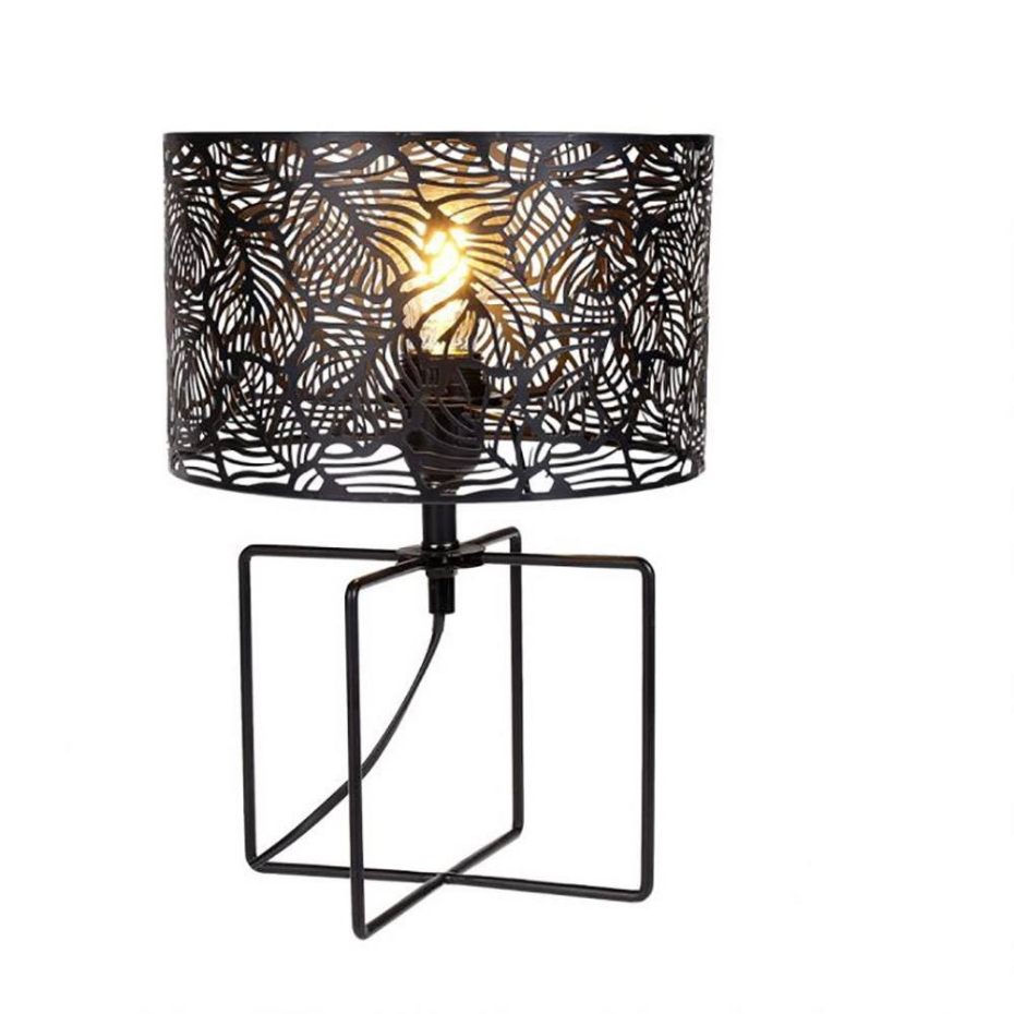 Lampe Métal Ajouré Calathéa Noir