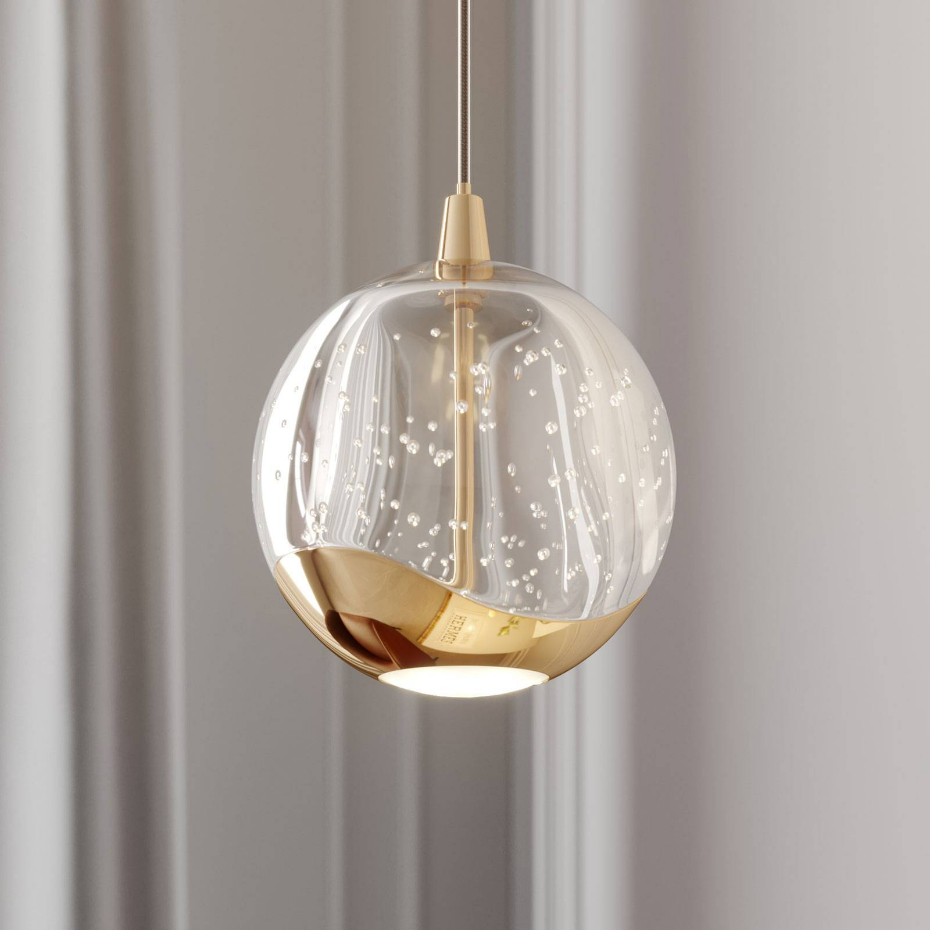 Suspension en verre moderneLED, Hayley