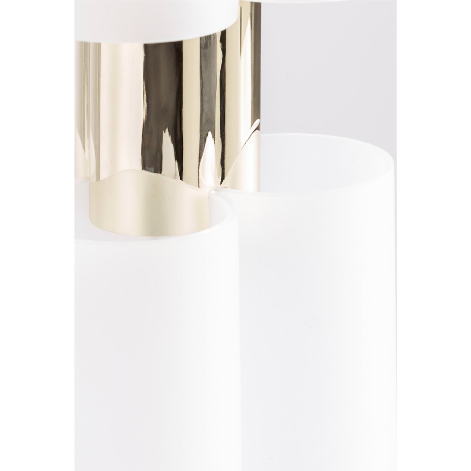 Lustre suspendu style art déco en cristal  fumé