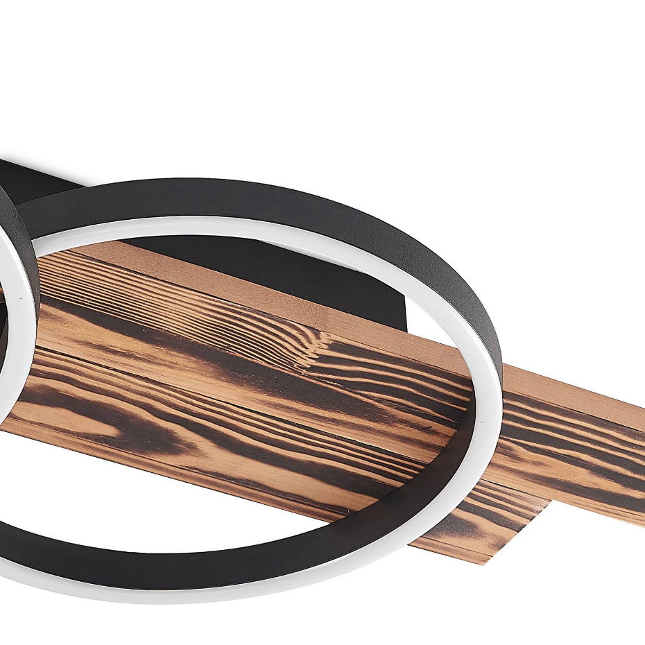 Plafonnier en bois moderneLED, Sentoa