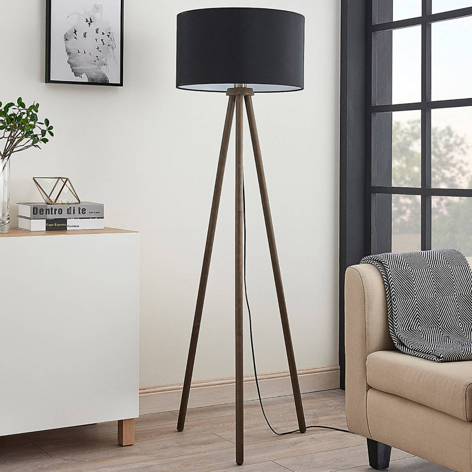 Lampadaire en bois scandinave, Majken