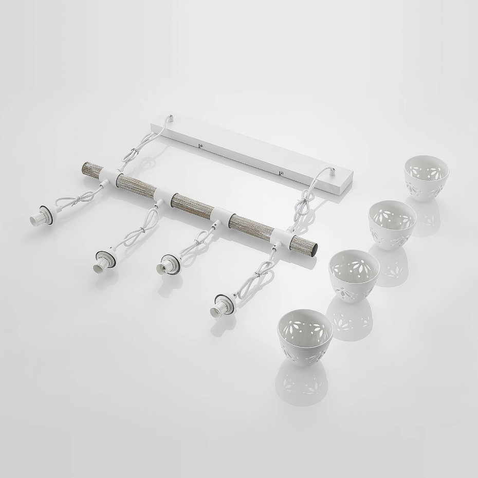 Suspension en bois traditionnelle, Pimana