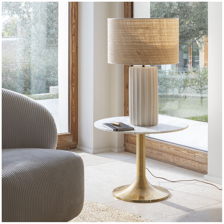 Pied de lampe céramique dia 17x51