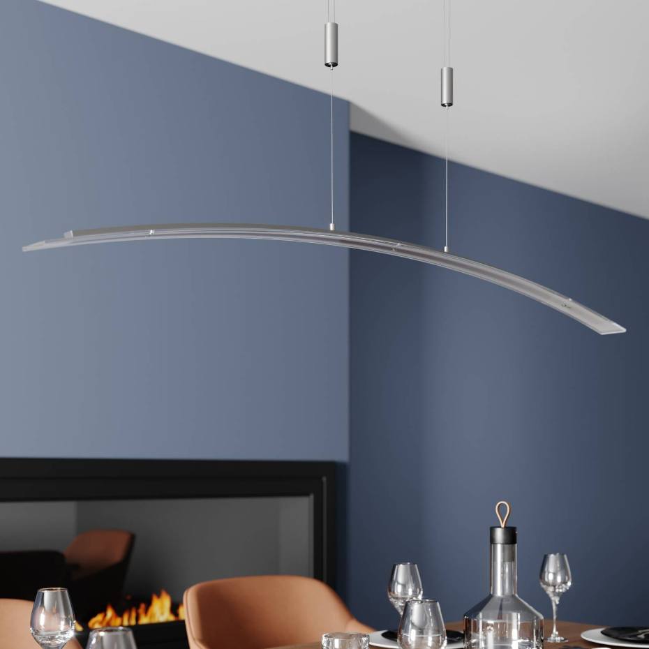 Suspension en verre moderneLED, Manon