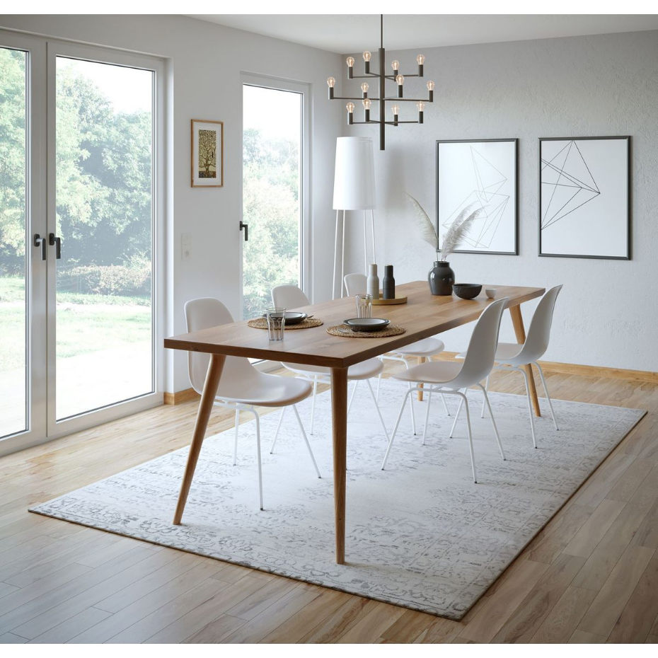 Tapis vintage Versian, noué main, 100% laine