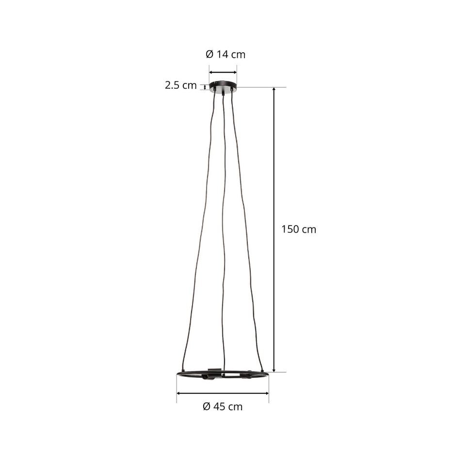 Suspension en métal design, Linnard