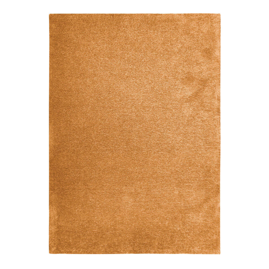 Tapis salon lumineux  rouillé SOLANCE