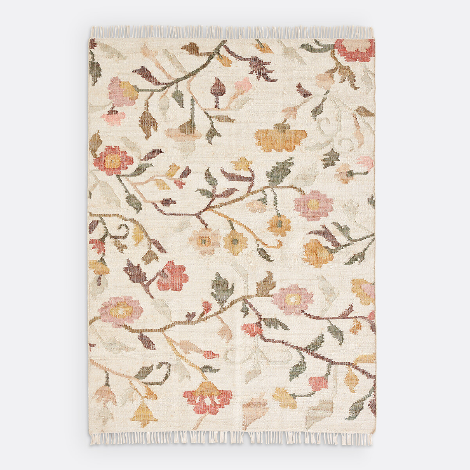 Tapis kilim en jute, Flotissy