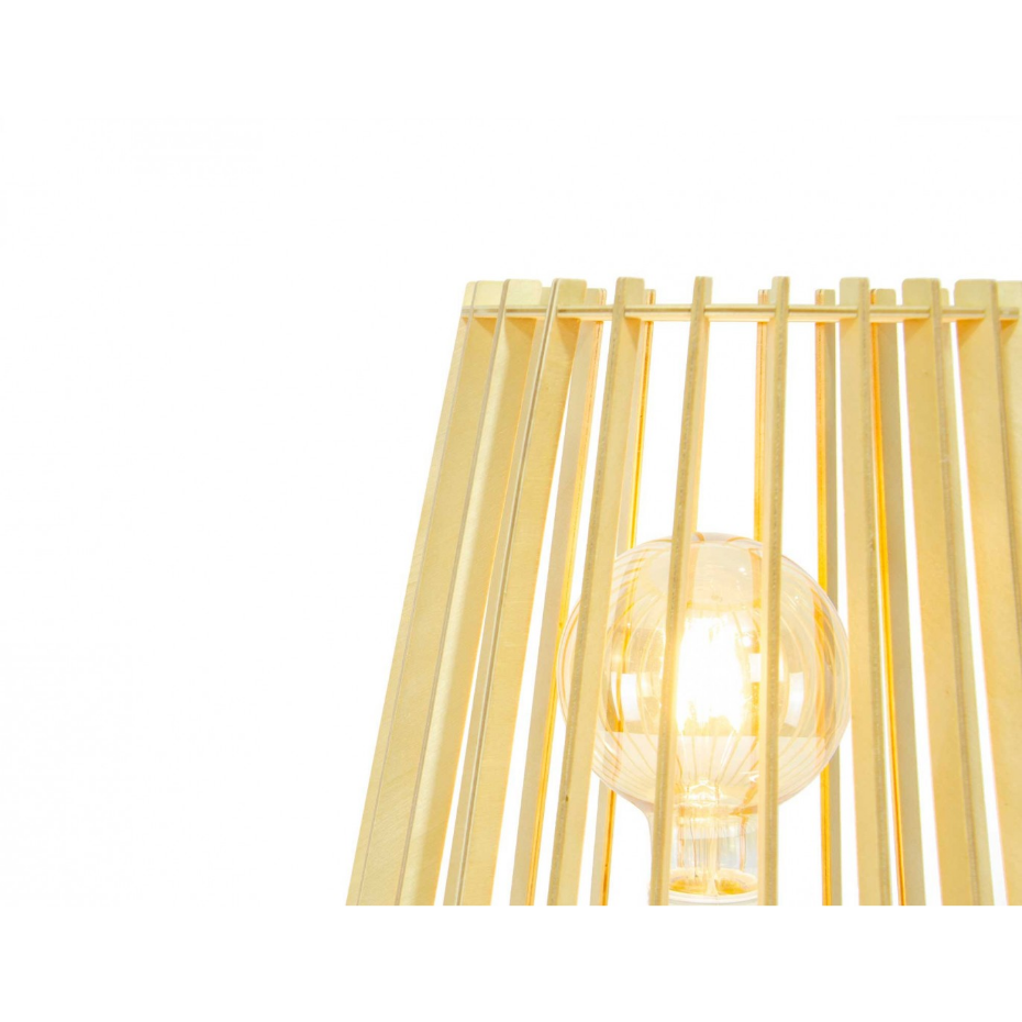 Lampe à poser en bois de peuplier, ELSA