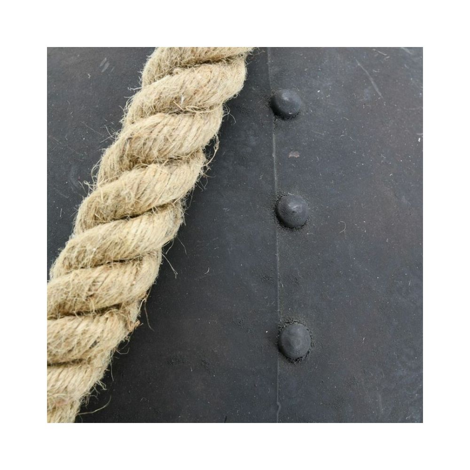 Suspension en métal antique et corde