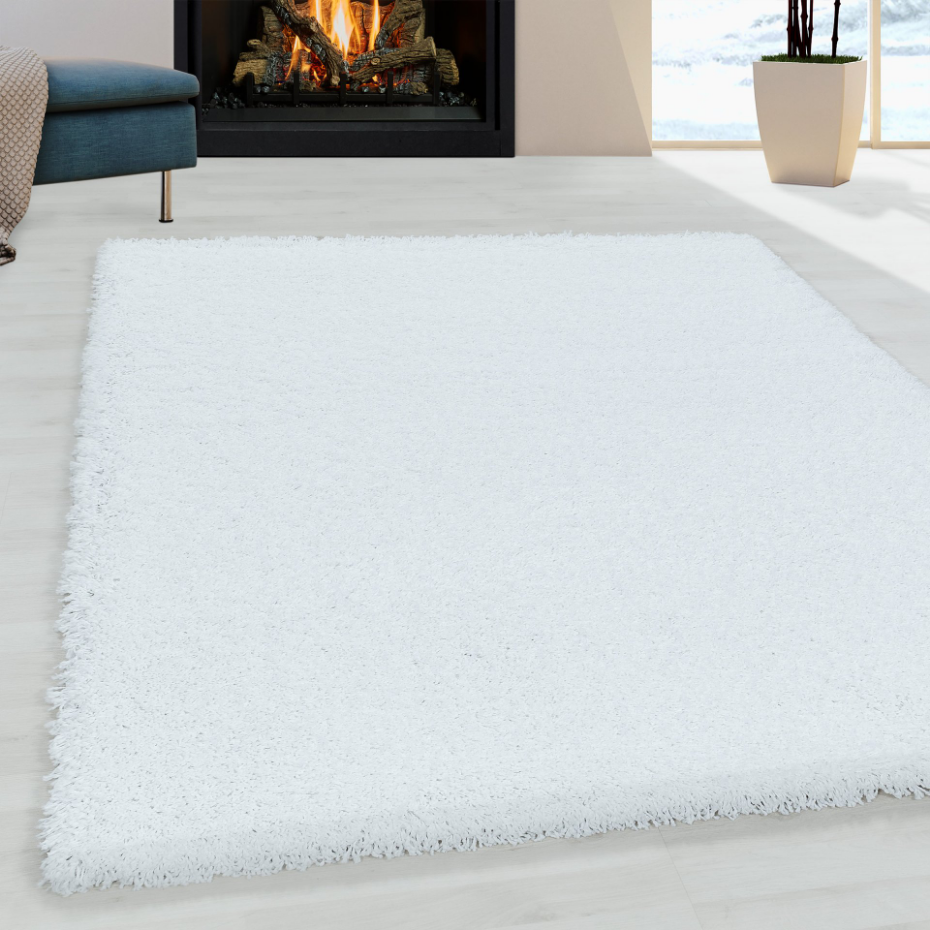 Tapis de salon shaggy uni SYDNEY