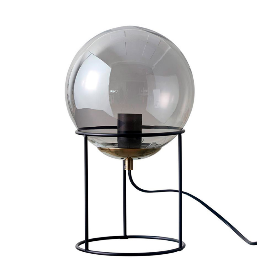 Lampe à poser en Verre et Métal MOON
