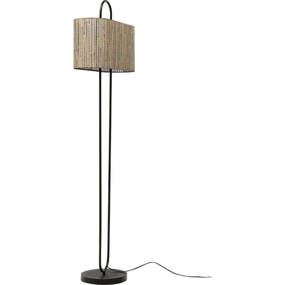 Lampadaire soie/lin et acier, PHILADELPHIA