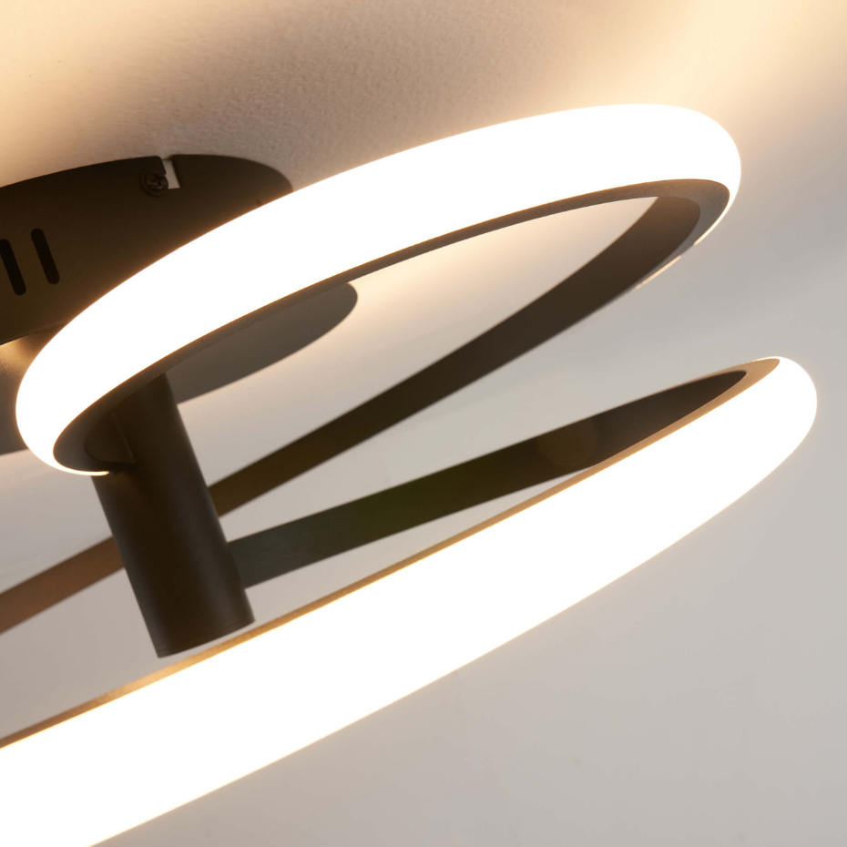 Plafonnier moderne avec cercles LED - KEANE