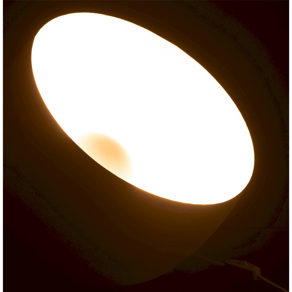 Lampe de chevet en métal forme ronde