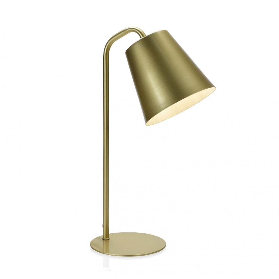 Lampe à Poser Courbée  Laiton Doré
