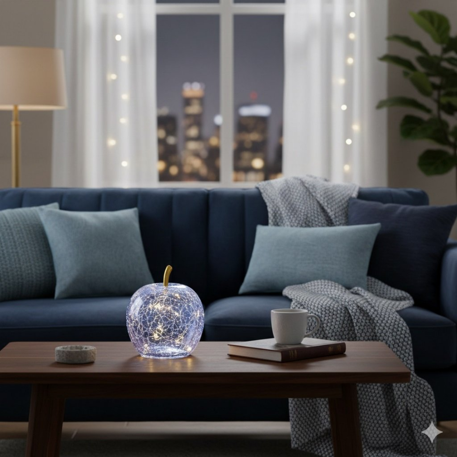 Lampe Pomme lumineuse 10 Led