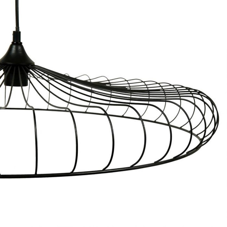 Suspension Métal Lisa Noir D65