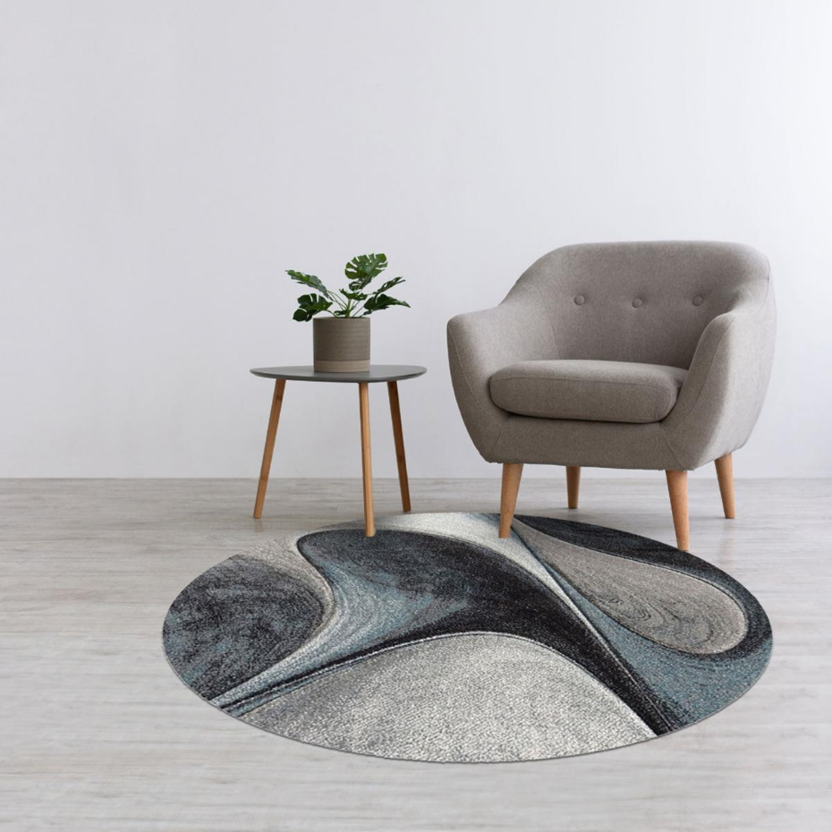 Tapis salon et chambre tissé motif géométrique LYN8 MADILA