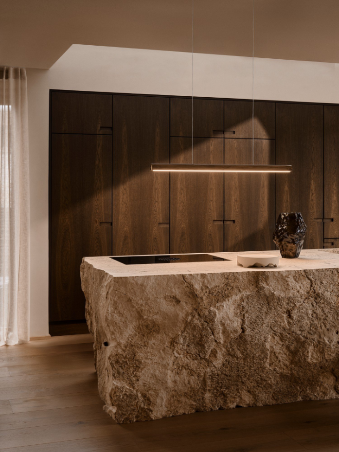 Suspension Akeno  Bois Nature (marron) ,  H. 5,5 - IP20 - LEDModule /  DFTP Intérieur