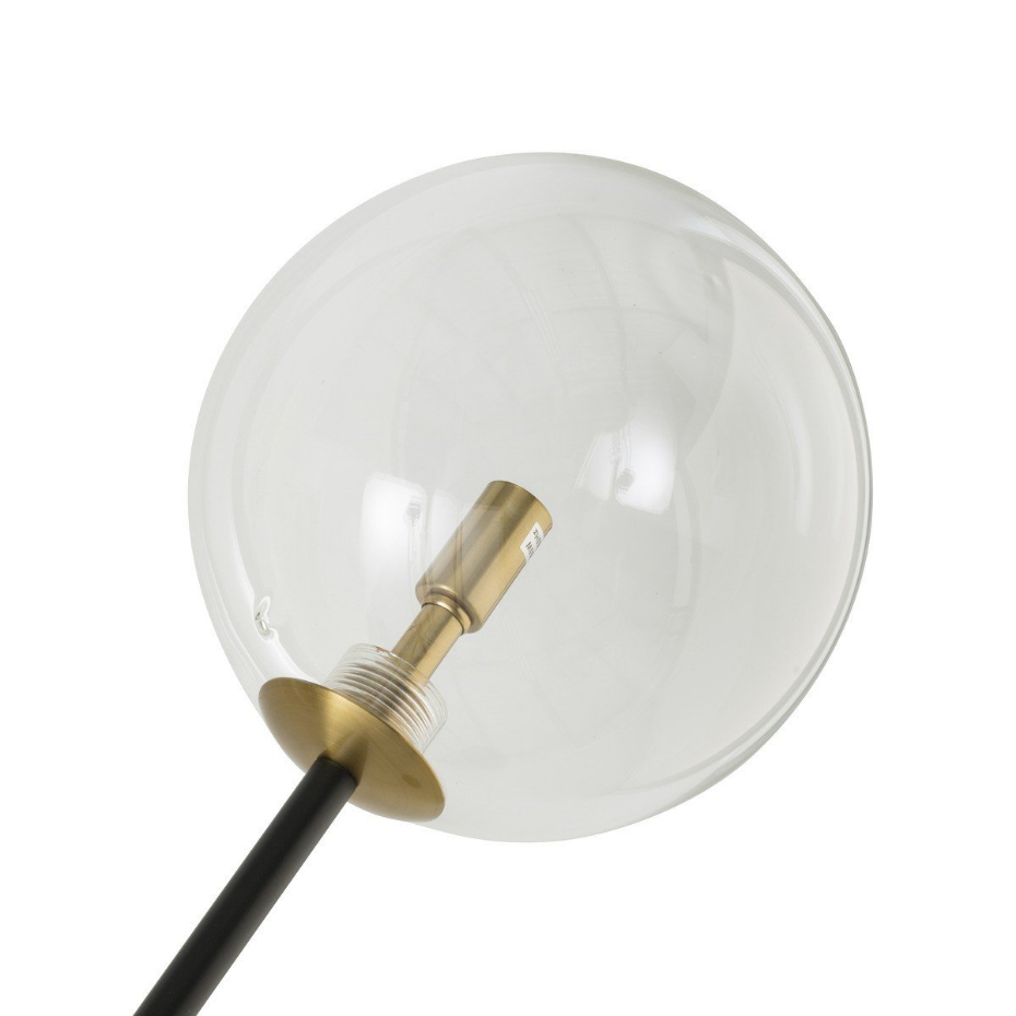 Lampe à poser boule en verre L 72cm x H 85cm